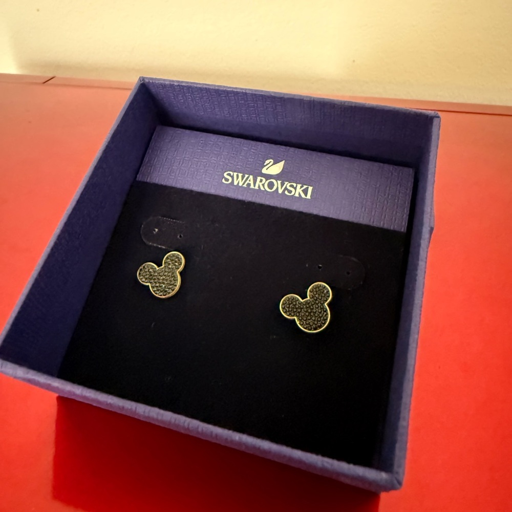 Swarovski - Mickey Mouse Stud Earrings